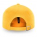 Men's Pittsburgh Steelers NFL Pro Line by Fanatics Branded Gold Team Fundamental Adjustable Hat 2855893